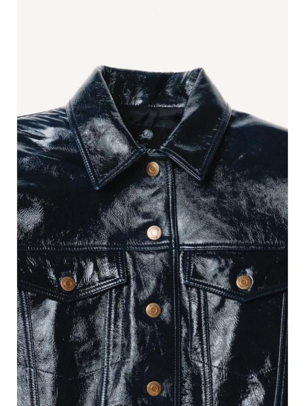 ZARA LEATHER SHOULDER PAD JACKET WILLY CHAVARRIA X ZARA - Picture 6 of 8